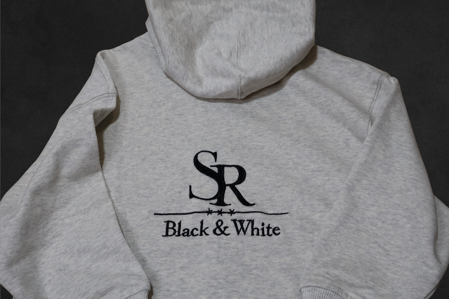 SR Black & White Kids Zip jacket with Hoodie – Unisex