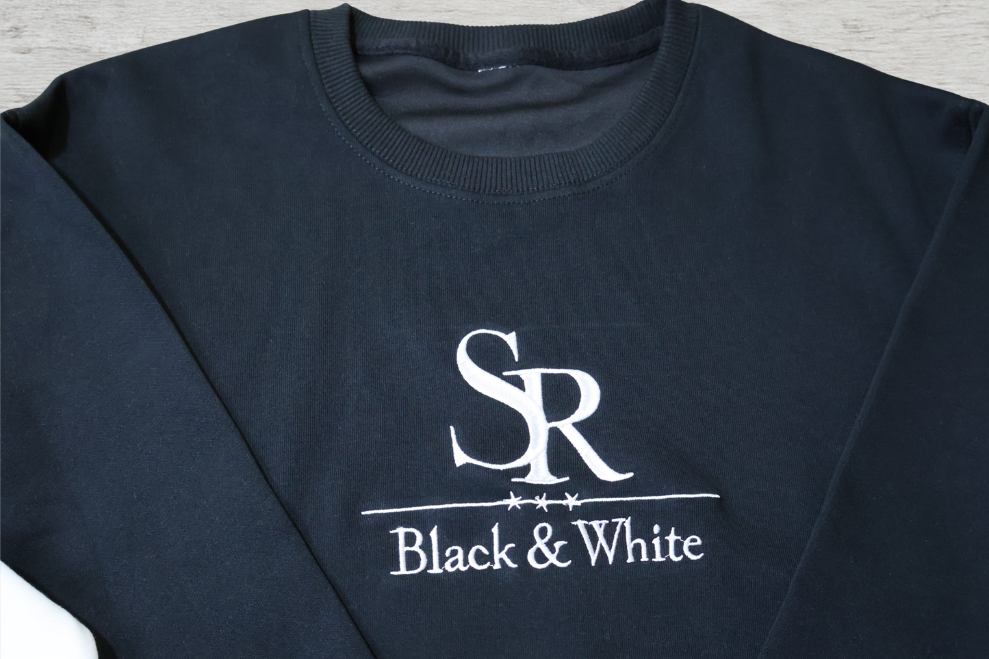 SR Black & White Kids Sweater – Unisex