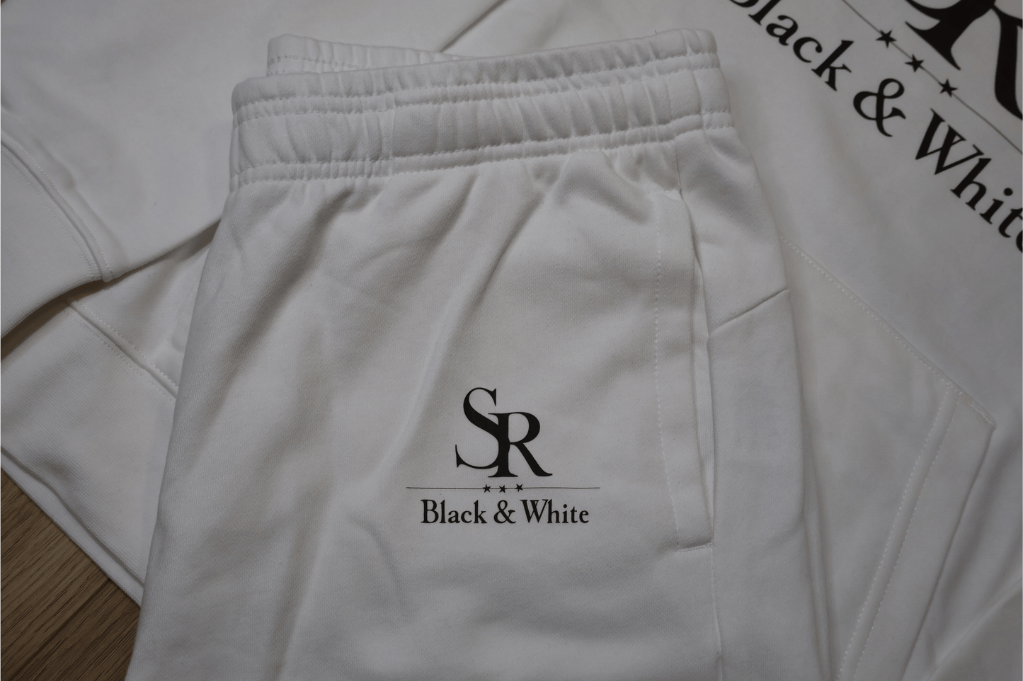 SR Black & White Tracksuit – Unisex