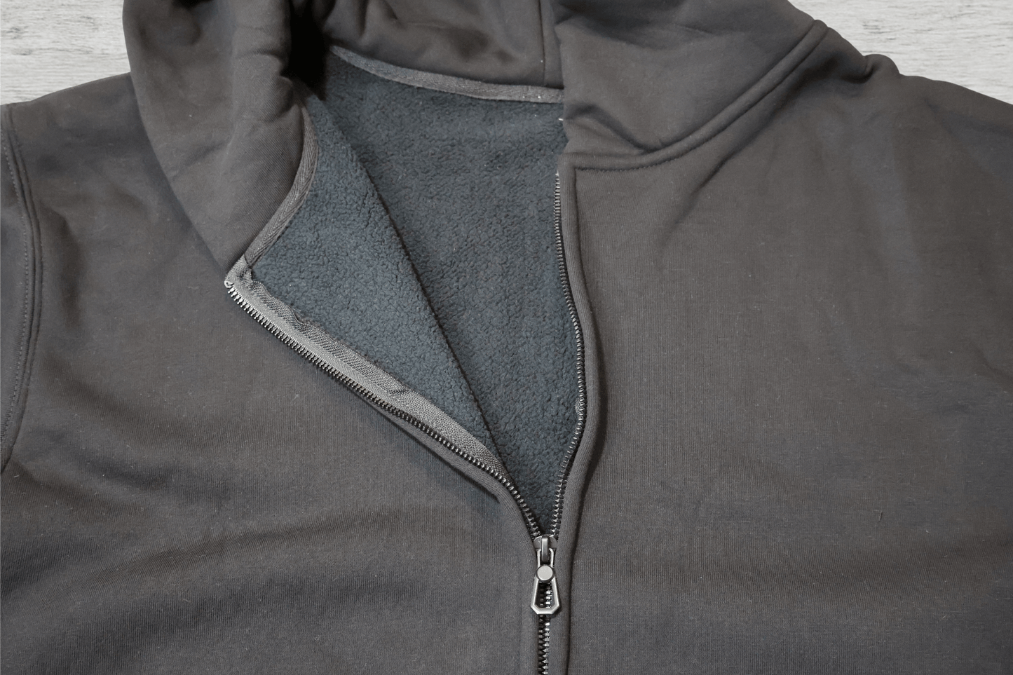 SR Black & White Premium Zip Jacket with Hoodie – Unisex