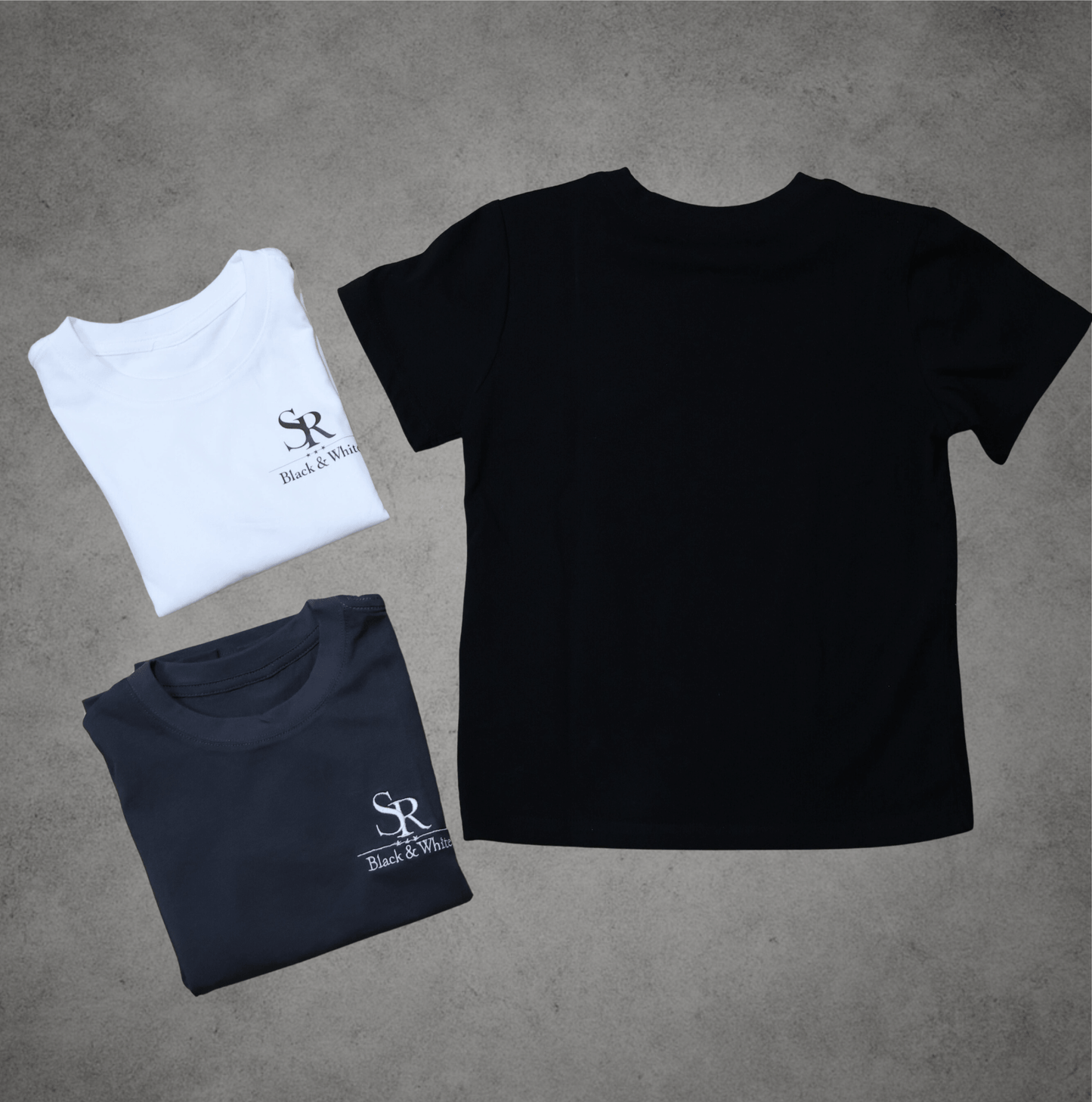 SR Black & White Kids T-shirt – Unisex