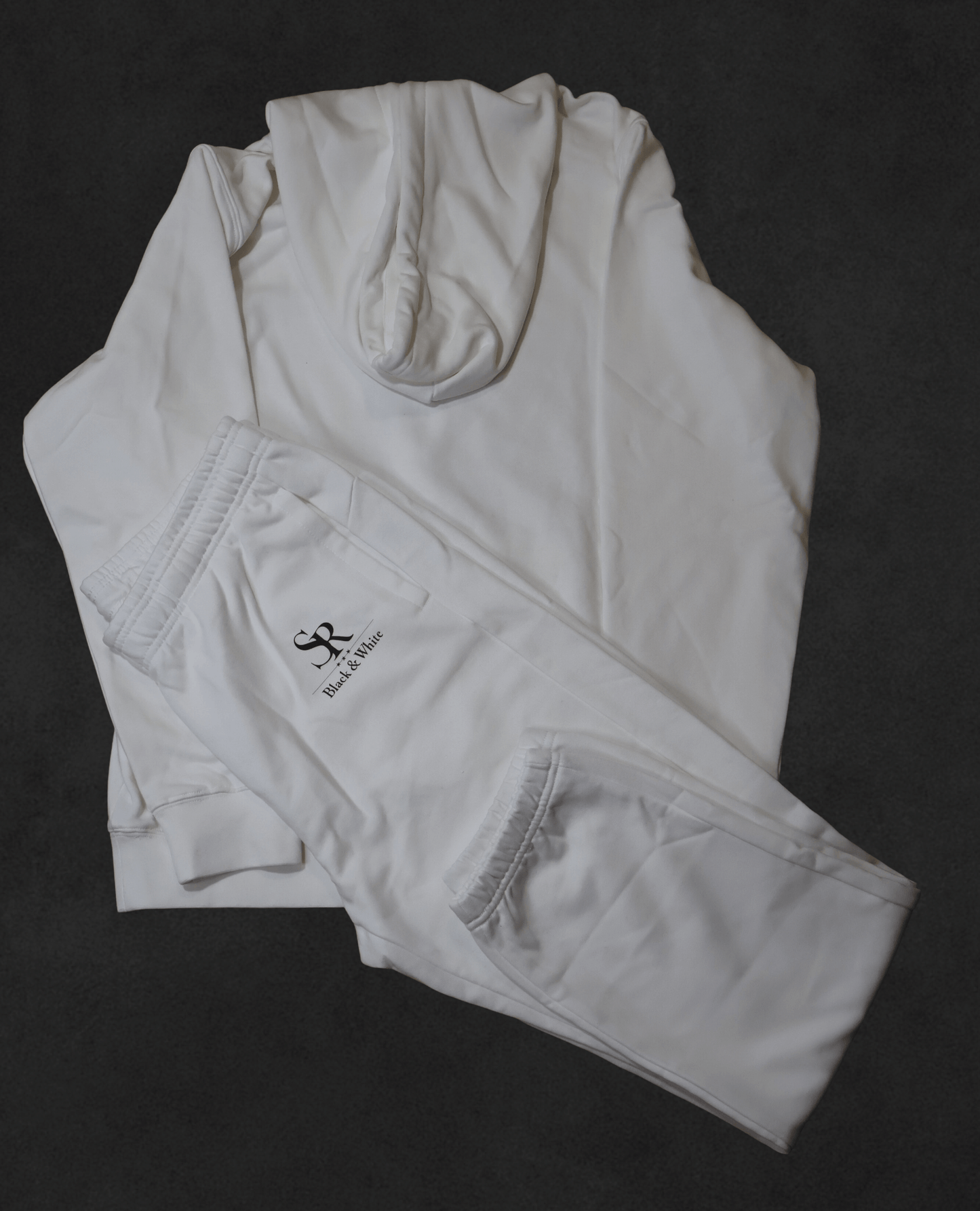 SR Black & White Tracksuit – Unisex